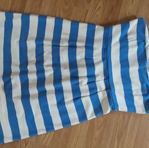 Adorable J.Crew striped strapless dress